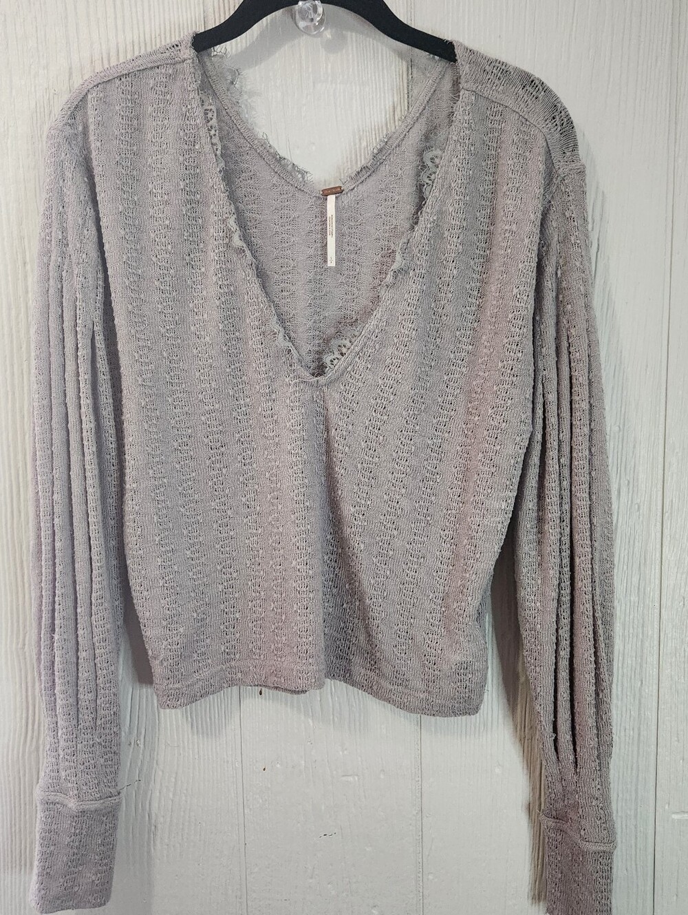 Dreamgirl Top in Grey sz small Free People Free People